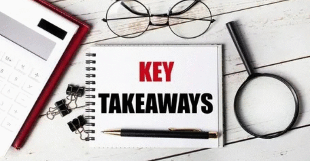 Key Takeaways
