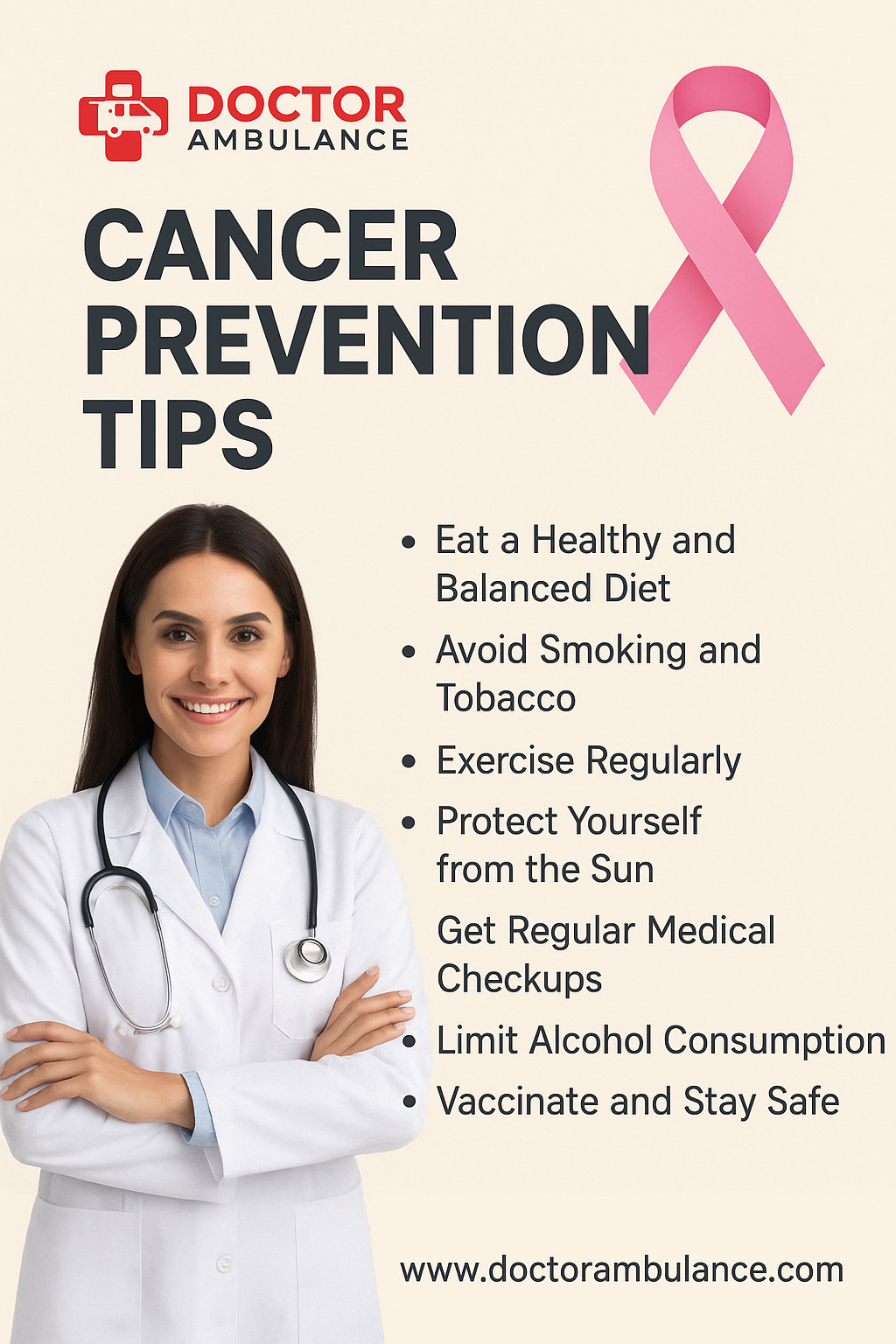 Cancer patient care and medical support in ICU ambulanc