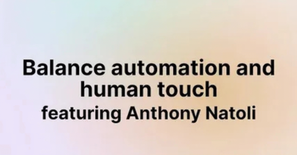 Balancing Automation and Human Control