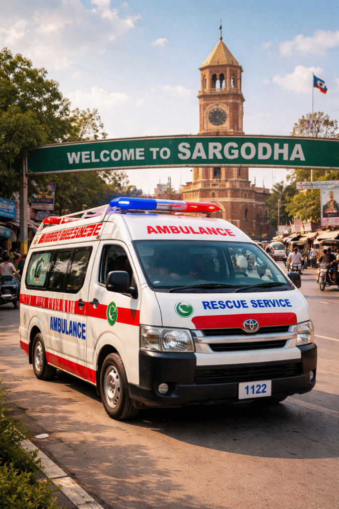 ambulance in sergodha